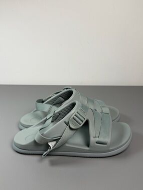 CHACO SIZE 7 Gray Slide On Adjust Strappy Bands Open Toe
